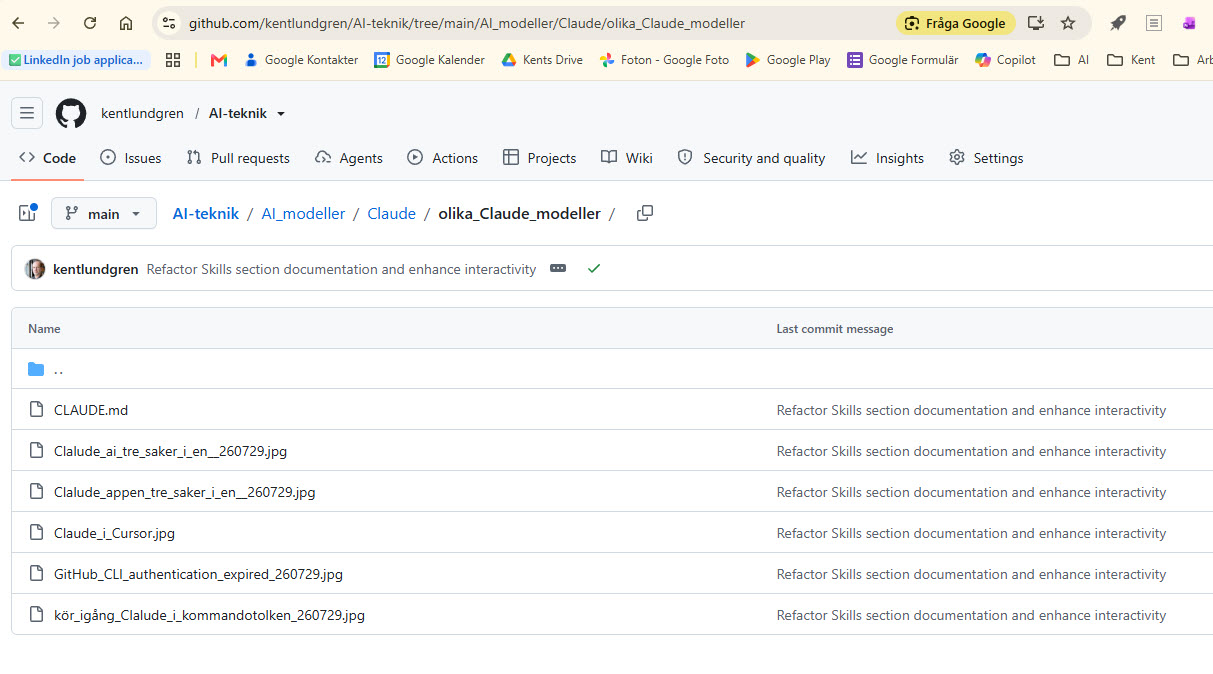 Filerna i GitHub-repot för det här projektet