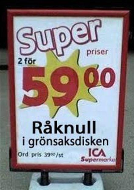 Räknull - klassisk humor