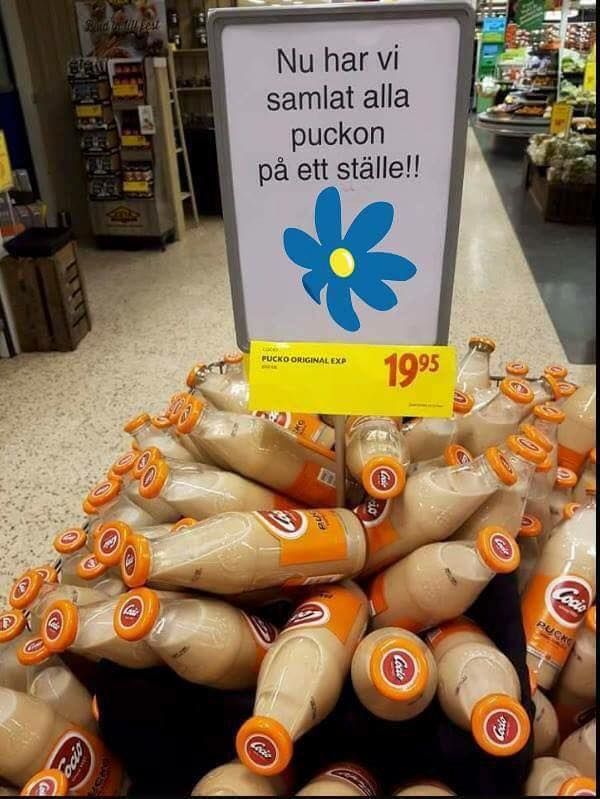 Samlat puckon - vi vet alla hur det är